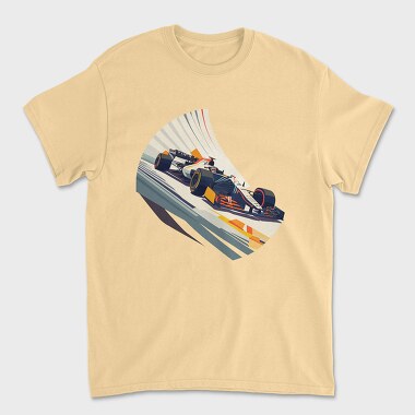 Formula Racing Car Bauhaus Abstract, Tricou Barbati (Unisex)