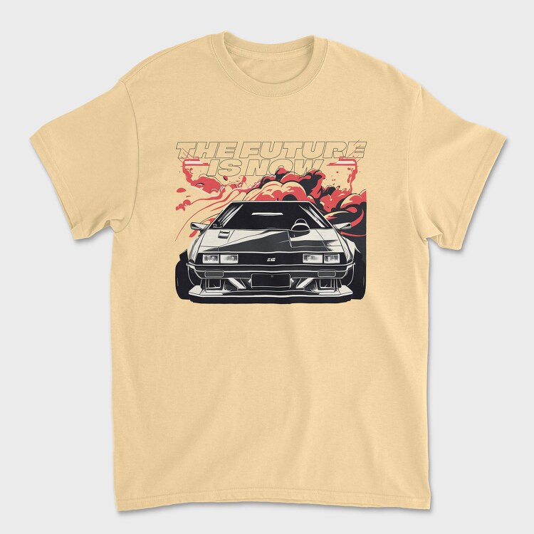 Tricou Barbati (Unisex), Futuristic Car Smoke