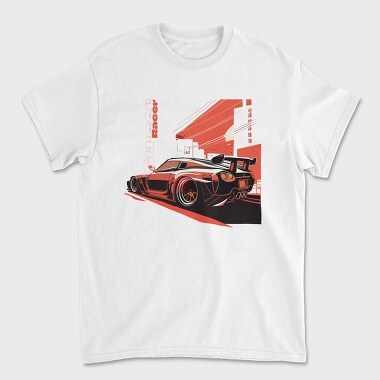 Japanese Sports Car Street Racer Sunset Drive Japan, Tricou Barbati (Unisex)