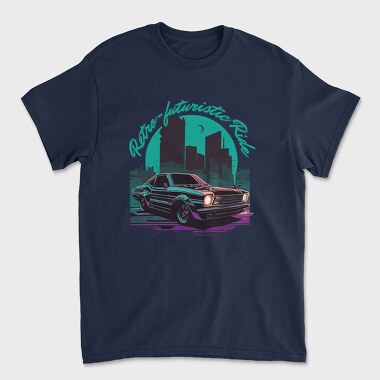 Retro Futuristic Ride Iconic Japanese Car Vaporwave, Tricou Barbati (Unisex)