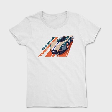 Sports Car Track Unleash Power, Tricou Femei