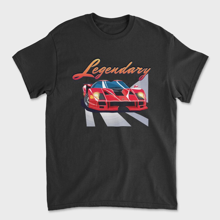 Supercar Front Perspective Legendary Speed, Tricou Barbati (Unisex)