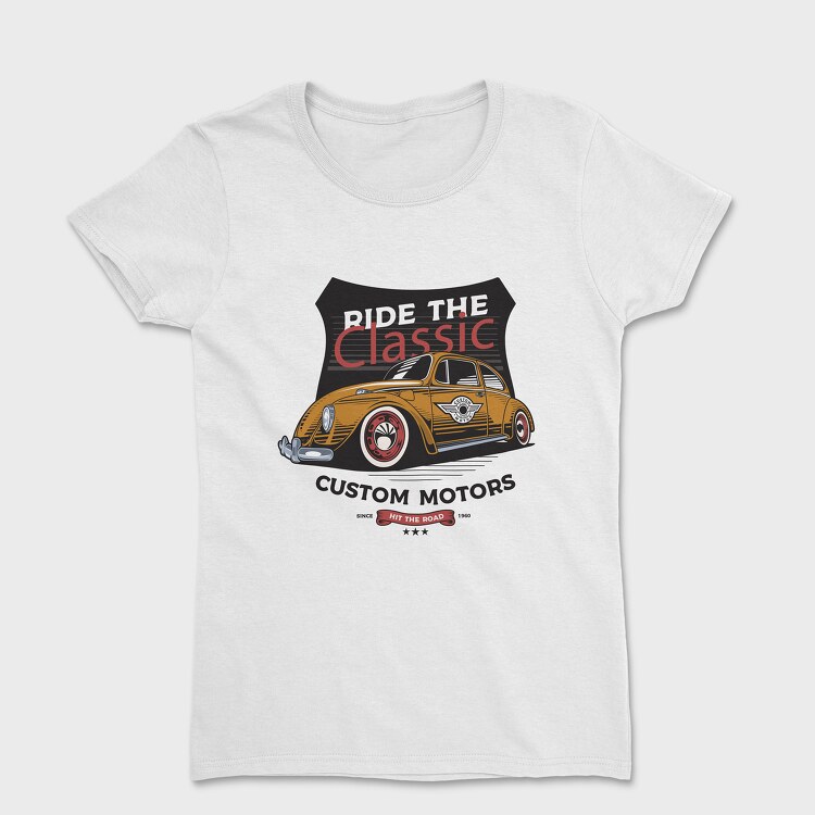 1938, Volkswagen Beetle, Tricou Femei