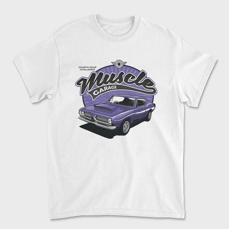 1968 plymouth barracuda, Tricou Barbati (Unisex)