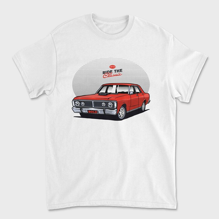 1971 Ford Falcon XY GT HO, Tricou Barbati (Unisex)