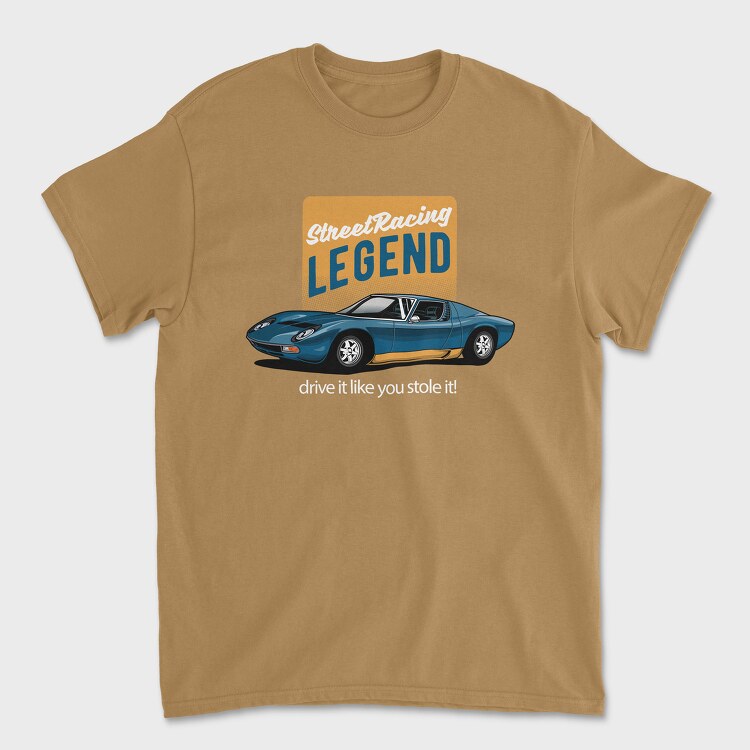 1971 Lamborghini Miura SV 12, Tricou Barbati (Unisex)