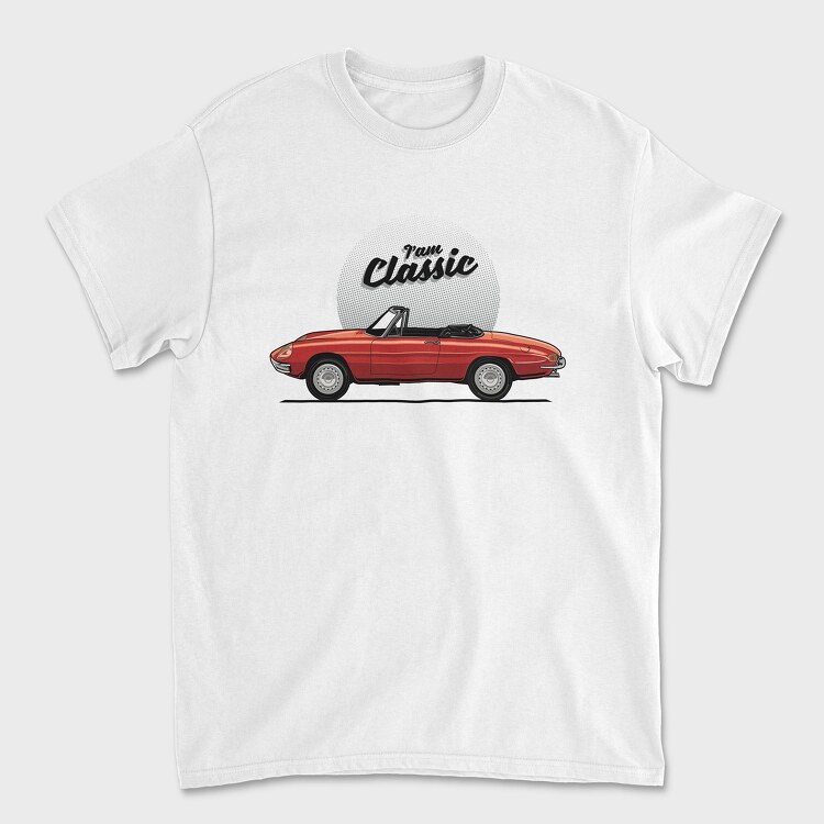 Alfa Romeo Duetto 1966, Tricou Barbati (Unisex)