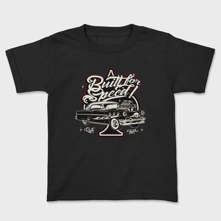 Built for Speed Hotrod Old, Tricou Copii