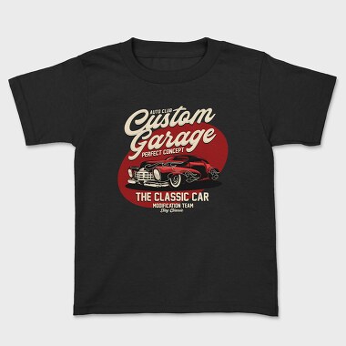 Custom Garage the Classic Car, Tricou Copii