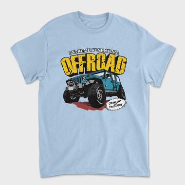 Extreme Adventure Offroad Jeep, Tricou Barbati (Unisex)