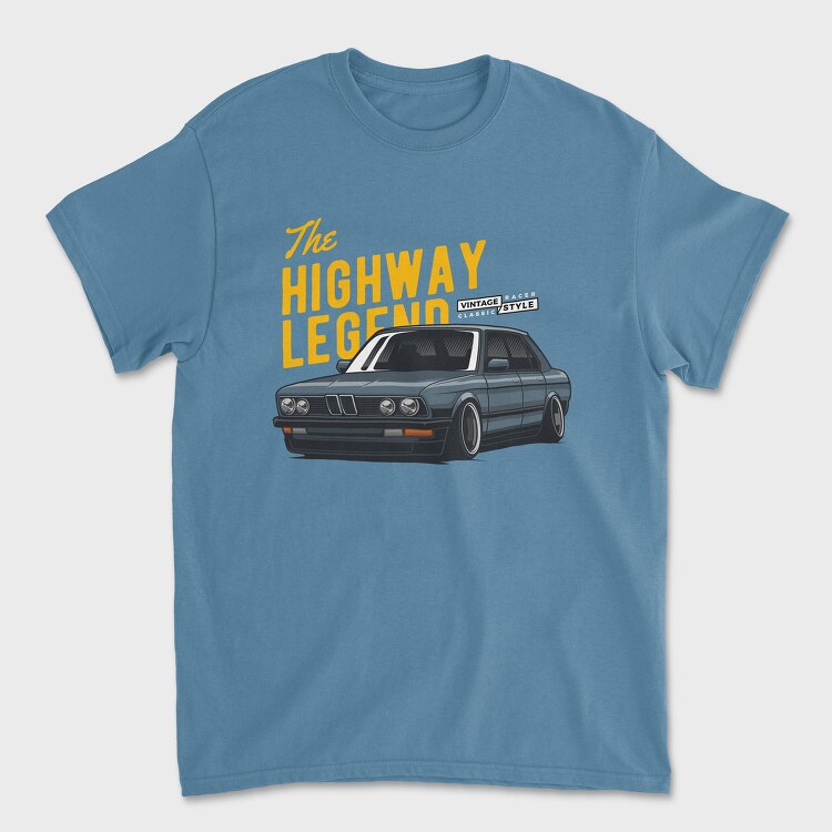 Highway Legend Bmw, Tricou Barbati (Unisex)