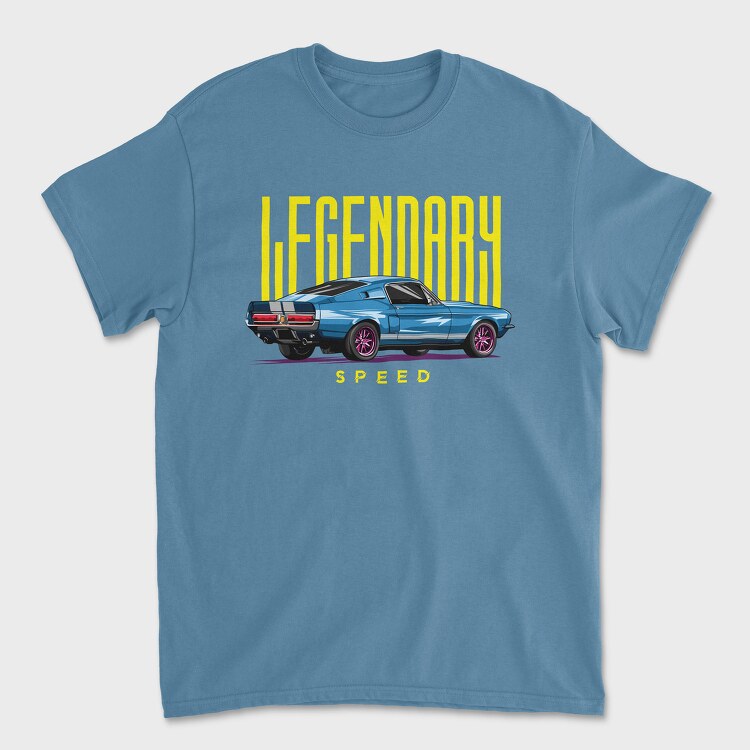 Legendary Speed Mustang, Tricou Barbati (Unisex)