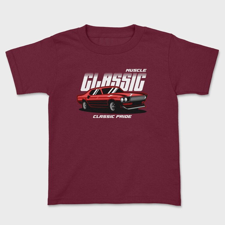 Old Hotrod Classic Car, Tricou Copii