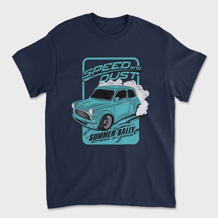 Speed and Dust Mini, Tricou Barbati (Unisex)