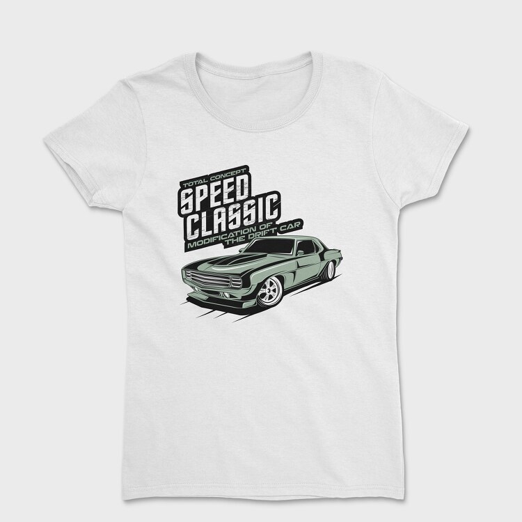 Speed Classic the Drift Car, Tricou Femei