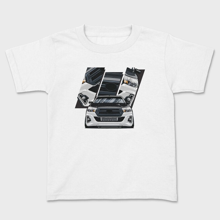 Subaru White Car, Tricou Copii