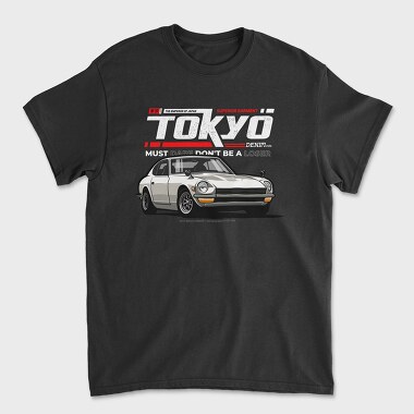 Tokyo Skyline, Tricou Barbati (Unisex)