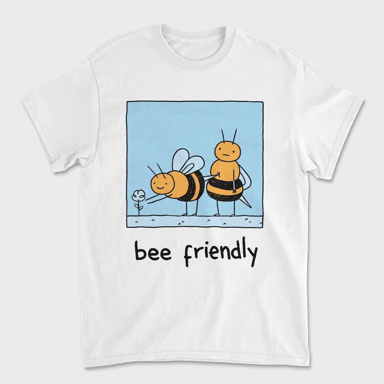 Friendly Bee, Tricou Barbati (Unisex)