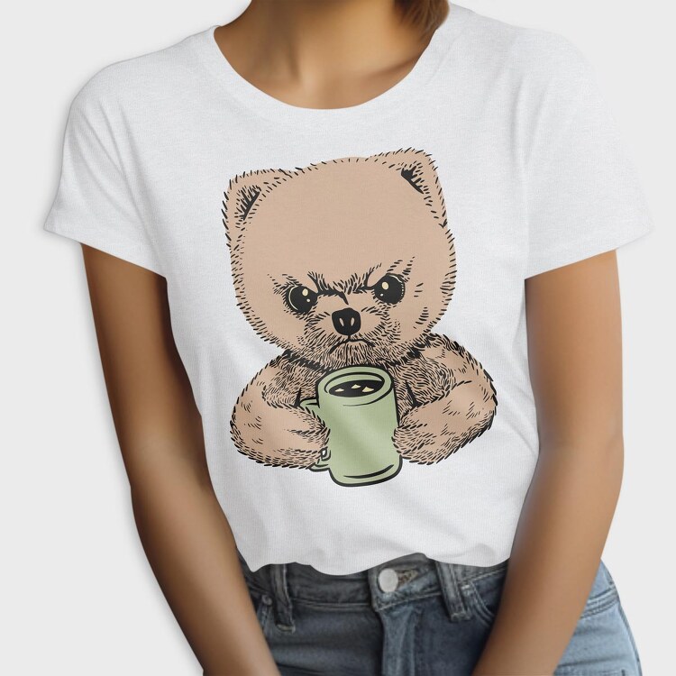 Angry Pomeranian, Tricou Femei
