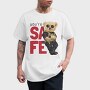 Teddy Bear Police Safe, Tricou Barbati (Unisex)