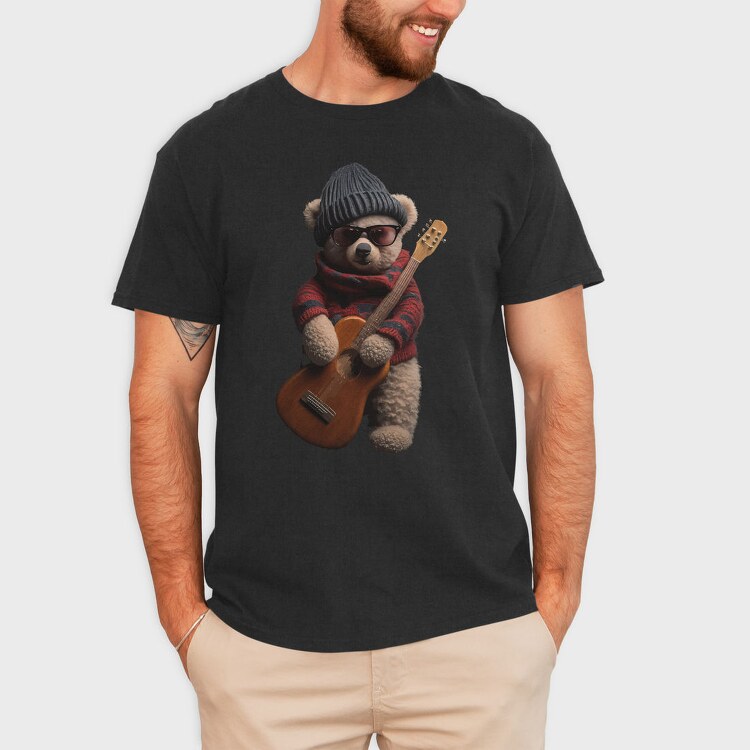 Teddy Rockstar 2, Tricou Barbati (Unisex)