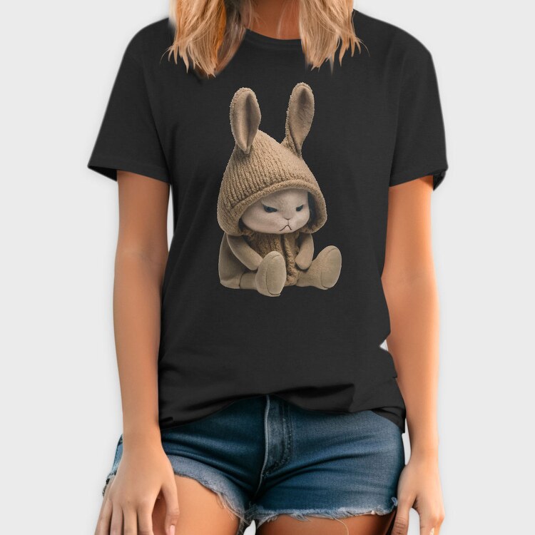 Bunny In Hood, Tricou Barbati (Unisex)