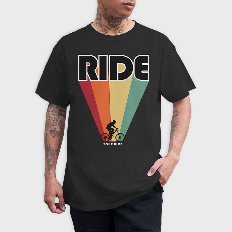 Ride The Rainbow, Tricou Barbati (Unisex)