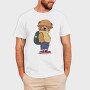Bear Backpacker Cash, Tricou Barbati (Unisex)