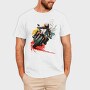Colorful Explosion Sports Motorcycle Rider, Tricou Barbati (Unisex)