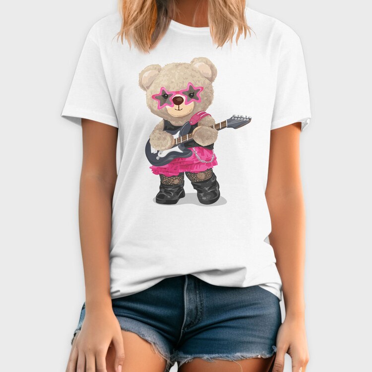 Teddy Rockstar 1, Tricou Barbati (Unisex)