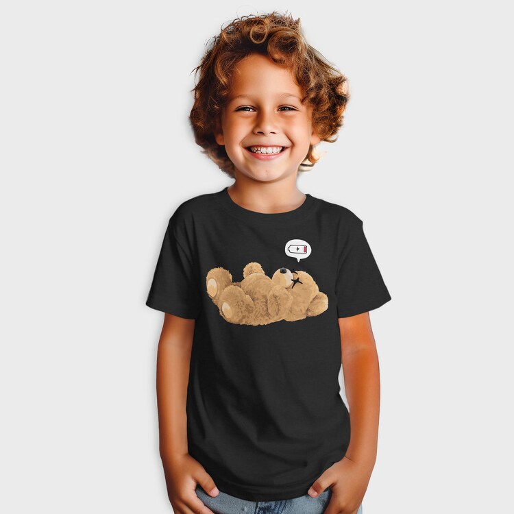 Teddy Bear Battery Low, Tricou Copii
