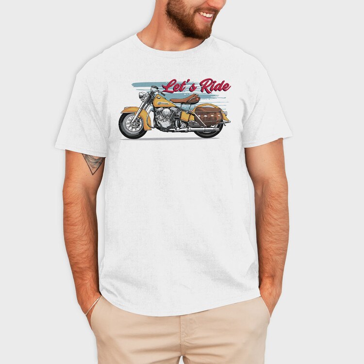 Lets Ride, Tricou Barbati (Unisex)