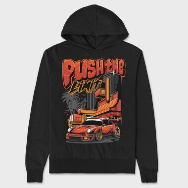 Push the Limit Porsche, Hanorac Oversize Barbati (Unisex)