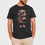 Cat Soldier, Tricou Barbati (Unisex)