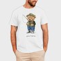 Teddy Bear Fishing, Tricou Barbati (Unisex)