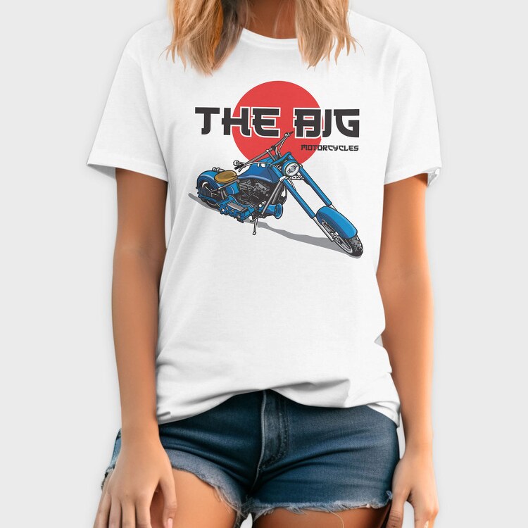 The Big Blue Chopper, Tricou Barbati (Unisex)