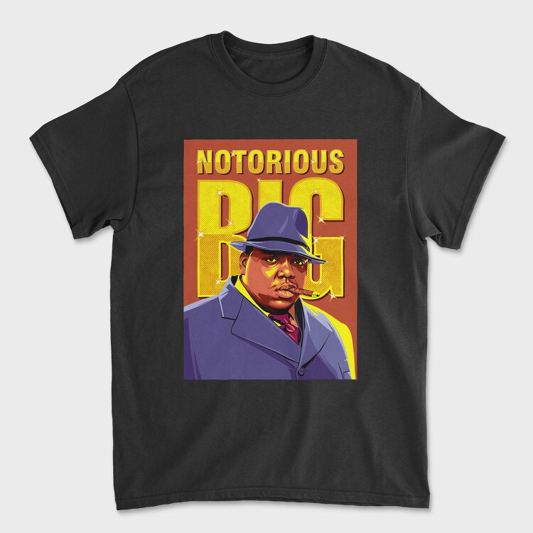 Notorious Big Icon, Tricou Barbati (Unisex)