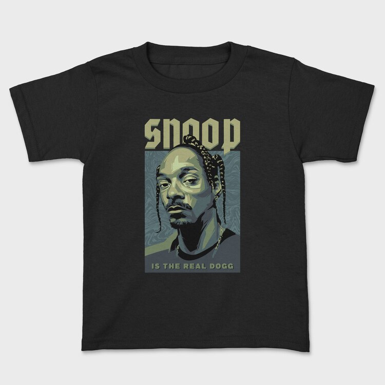 Snoop Dogg Typography, Tricou Copii