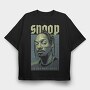 Snoop Dogg Typography, Tricou Oversize Barbati (Unisex)