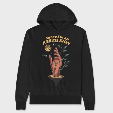Earth Sign, Hanorac Oversize Barbati (Unisex)