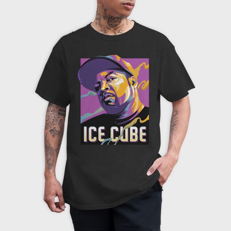 Ice Cube Icon, Tricou Barbati (Unisex)