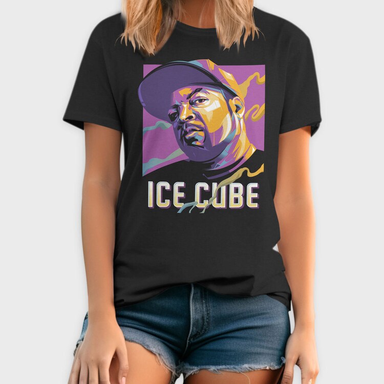 Ice Cube Icon, Tricou Barbati (Unisex)