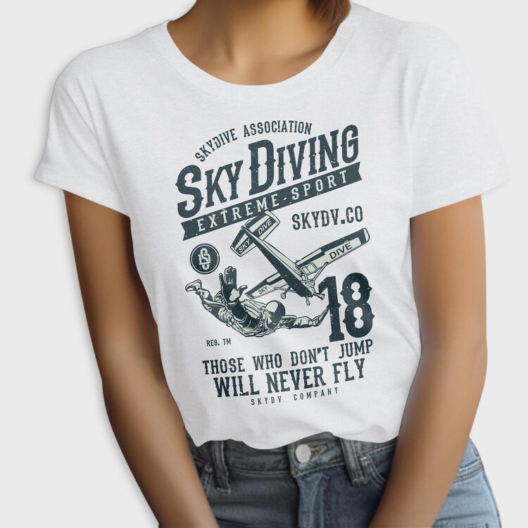 Sky Diving, Tricou Femei