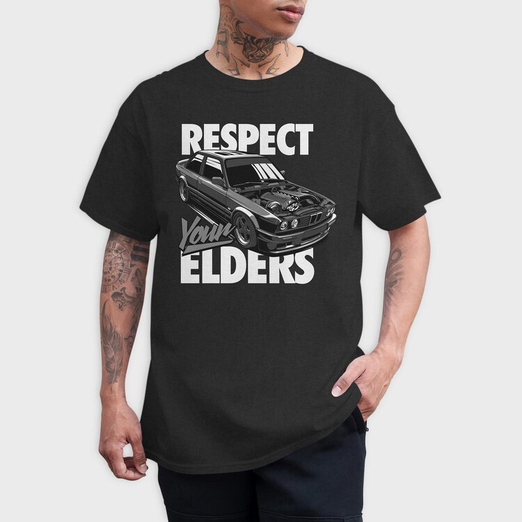 BMW E30 M3 2, Tricou Barbati (Unisex)