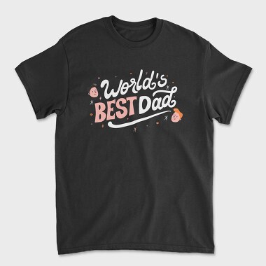 Tricou Barbati (Unisex), World's Best Dad