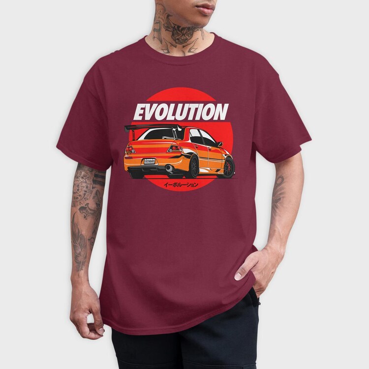 Lancer Evo 9, Tricou Barbati (Unisex)