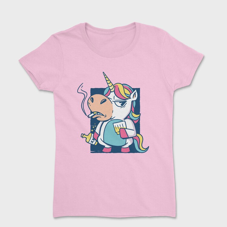 Bad Habits Unicorn, Tricou Femei