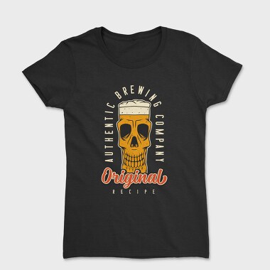 Beer Skull Original, Tricou Femei
