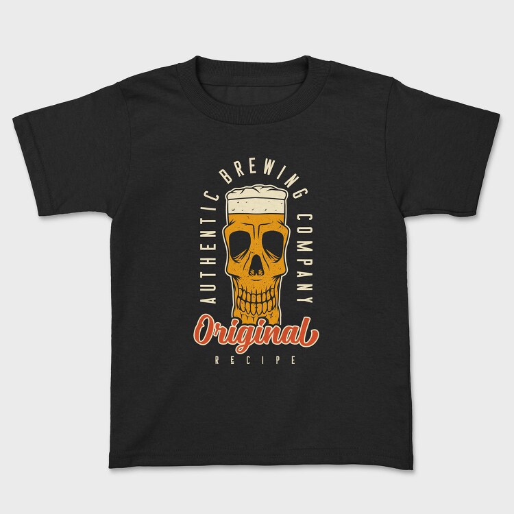 Beer Skull Original, Tricou Copii