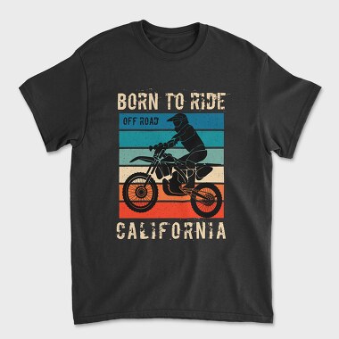 Born To Ride Off Road, Tricou Barbati (Unisex)